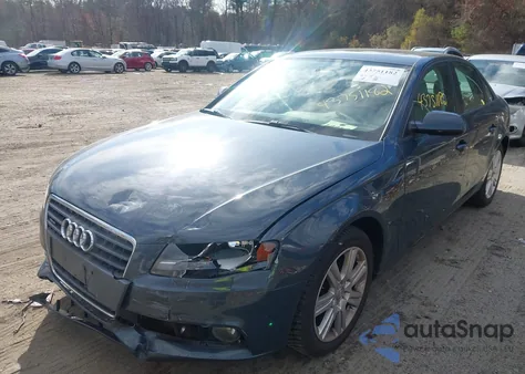 2010 Audi A4 2.0T Premium z USA, uszkodzony, nr VIN WAUBFAFL6AN035318